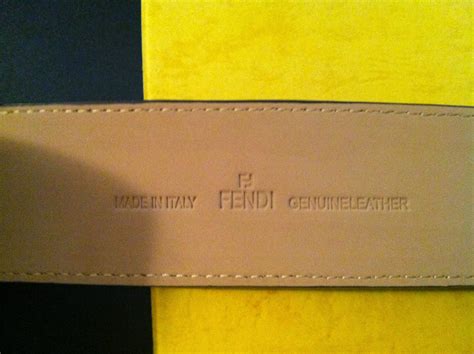 real fendi belt serial number|Fendi serial number label.